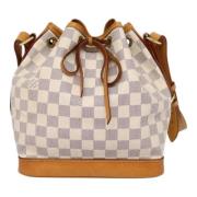 Pre-owned Canvas louis-vuitton-bags Louis Vuitton Vintage , White , Da...