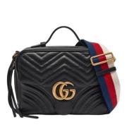 Pre-owned Leather handbags Gucci Vintage , Black , Dames