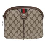 Pre-owned Canvas gucci-bags Gucci Vintage , Beige , Dames