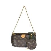 Pre-owned Fabric louis-vuitton-bags Louis Vuitton Vintage , Brown , Da...