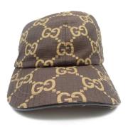 Pre-owned Fabric hats Gucci Vintage , Brown , Dames