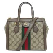 Pre-owned Plastic gucci-bags Gucci Vintage , Brown , Dames