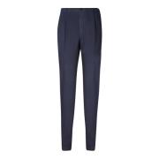 Blauwe Klassieke Broek Verhoog Stijl Incotex , Blue , Heren