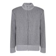 Grijze Gebreide Trui Aw24 Lardini , Gray , Heren