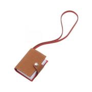 Pre-owned Leather key-holders Hermès Vintage , Brown , Dames