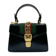 Pre-owned Leather gucci-bags Gucci Vintage , Black , Dames