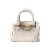 Pre-owned Leather celine-bags Celine Vintage , White , Dames