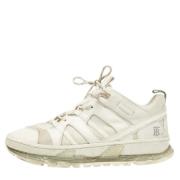 Pre-owned Leather sneakers Burberry Vintage , White , Heren