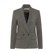 Trendy geruite blazer met exclusieve knopen RUE de Femme , Gray , Dame...