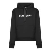 Chique Zwarte Sweatshirt Dames Stijl Burberry , Black , Dames