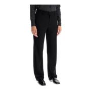 Redana Crêpe Broek Rechte Snit Isabel Marant , Black , Dames