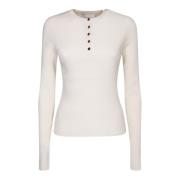 Witte Gebreide Kleding Tory Burch , White , Dames