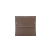 Pre-owned Leather wallets Hermès Vintage , Brown , Dames