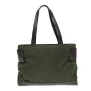 Pre-owned Fabric totes Prada Vintage , Green , Dames