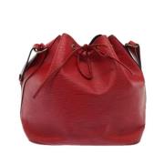 Pre-owned Leather louis-vuitton-bags Louis Vuitton Vintage , Red , Dam...