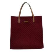 Pre-owned Fabric totes Gucci Vintage , Red , Dames