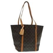 Pre-owned Canvas totes Louis Vuitton Vintage , Brown , Dames