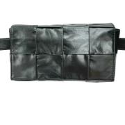 Pre-owned Leather shoulder-bags Bottega Veneta Vintage , Black , Dames