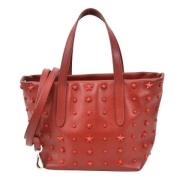 Pre-owned Leather totes Jimmy Choo Pre-owned , Red , Dames