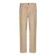 Premium Katoenen Chino Broek Incotex , Beige , Heren