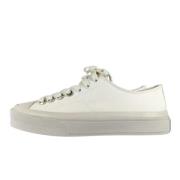 Pre-owned Leather sneakers Givenchy Pre-owned , White , Dames