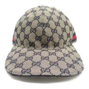 Pre-owned Canvas hats Gucci Vintage , Beige , Dames