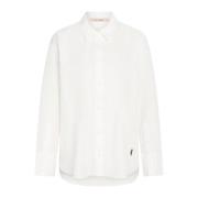 Witte Amanda shirt met verlaagde schouders RUE de Femme , White , Dame...