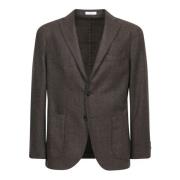 Bruine Blazer voor Mannen Aw24 Boglioli , Brown , Heren