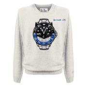 Stijlvolle Sweaters Collectie MC2 Saint Barth , Gray , Heren