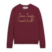 Bordeaux Sweaters voor Stijlvolle Look MC2 Saint Barth , Red , Dames