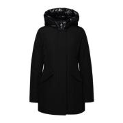 Arctische Katoenmix Parka Woolrich , Black , Dames