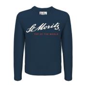 Stijlvolle Sweaters Collectie MC2 Saint Barth , Blue , Heren