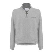 Grijze Sweaters voor Mannen MC2 Saint Barth , Gray , Heren