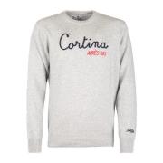 Elegante Grijze Sweater Heron MC2 Saint Barth , Gray , Heren