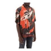 Bowling Shirt met All-over Print Diesel , Multicolor , Heren