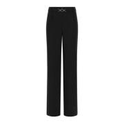 Wijde Broek met Voor Gesp Detail Guess , Black , Dames