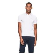 Wit Logo Polo Slim Fit Hackett , White , Heren