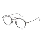 Lichtgrijs Aviator Optische Bril Thom Browne , Gray , Unisex