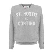 Grijze Sweaters voor Mannen MC2 Saint Barth , Gray , Heren