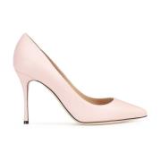 Leren Pumps Puntige Neus Vrouwen Italië Sergio Rossi , Pink , Dames