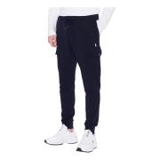 Navy Katoenen Joggingbroek Regular Fit Polo Ralph Lauren , Blue , Here...