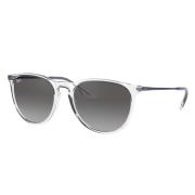 Stijlvolle ronde zonnebril met UV-bescherming Ray-Ban , White , Unisex