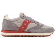 Grijze Sneakers met Golvende Zool Saucony , Gray , Heren