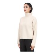 Beige Coltrui Trui Max Mara , Beige , Dames