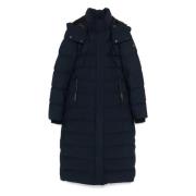 Blauwe Parka Jas met Capuchon Moose Knuckles , Blue , Dames