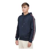 Gestreepte hoodie trui Tommy Hilfiger , Blue , Heren