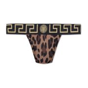 Dierenprint string Versace , Brown , Dames