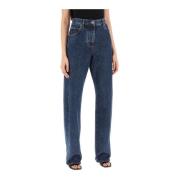 Jeans met gebogen naden Salvatore Ferragamo , Blue , Dames