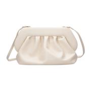 Vegan Shell Clutch Tas Elegant Sportief THEMOIRè , White , Dames