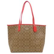 Pre-owned Fabric totes Coach Pre-owned , Brown , Dames